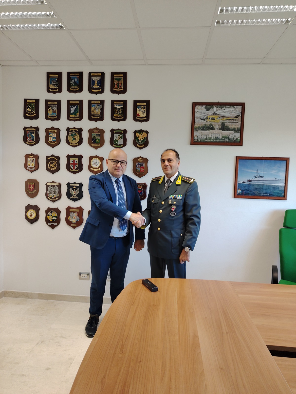 Presidente Maoddi e Col. Sebastiani