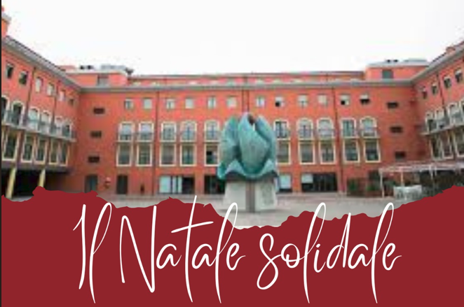 Immagine con logo natale solidale